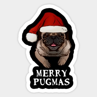 Merry Pugmas Sticker